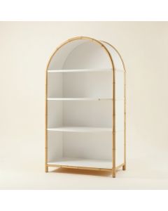 Bay Bluff Freestanding Bookcase - White (synthetic illustration; no displayed measurements)