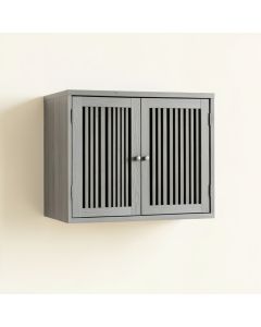 Laurel Brook Wall-Mounted Entry Cabinet - Gray (synthetic illustration; no displayed measurements)