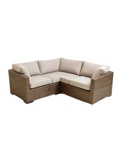 Felicidad Patio Sectional With Cushions (synthetic illustration; no displayed measurements)