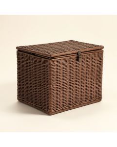 Tegan 25 Gallon Wicker Deck Box (synthetic illustration; no displayed measurements)