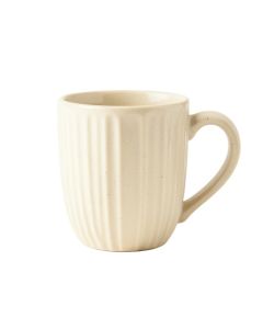 Ridge Bluff Ceramic Mug - Ivory (synthetic illustration; no displayed measurements)