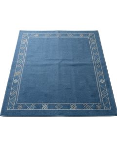 Dawn Bend Rectangular Area Rug - Blue