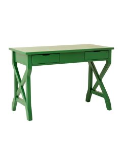 Oak Bridge Writing Desk - Green