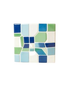 Premium Hand Painted 3 '' X 6 '' Glass Mosaic Subway Tile