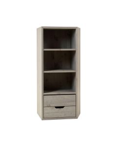 Linden Branch Narrow Cubby Tower - Gray