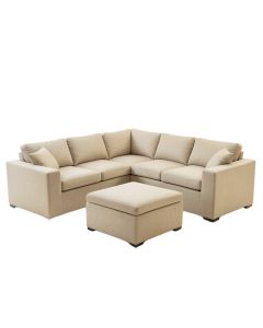 Jaydon 116 '' Wide Reversible Modular Corner Sectional With Ottoman