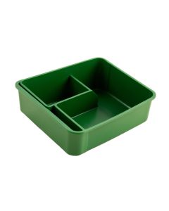 Elm Bridge Empty Pantry Drawer Organizer Insert - Green