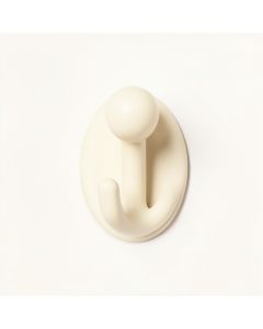 Spruce Brook Wall-Mounted Robe Hook - Cream (synthetic illustration; no displayed measurements)