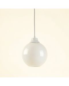 Elm Branch Pendant Light Suspended From One Plain Cable - White (synthetic illustration; no displayed measurements)