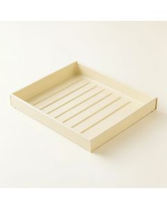 Lake Dell Empty Under-Desk Cable Tray - Cream (synthetic illustration; no displayed measurements)