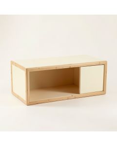 Stone Dale Shoe Storage Bench - Cream (synthetic illustration; no displayed measurements)