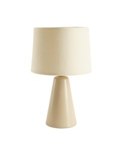 Lake Canyon Table Lamp With A Plain Fabric Shade - Beige