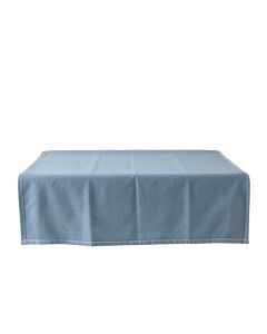 Heath Edge Flat Bed Sheet - Blue