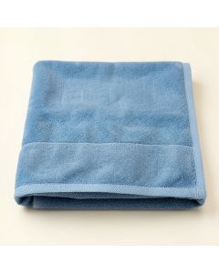Reed Arc Bath Towel - Blue (synthetic illustration; no displayed measurements)