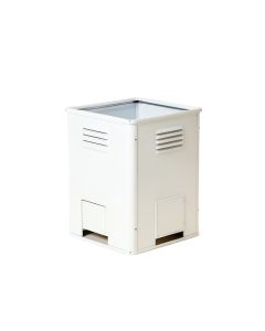 Briar Brook Closed Garden Compost Bin - White (synthetic illustration; no displayed measurements)