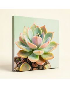 Succulent - Wrapped Canvas Print (synthetic illustration; no displayed measurements)