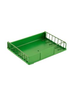 Ash Bridge Empty Under-Desk Cable Tray - Green (synthetic illustration; no displayed measurements)