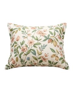 Botanical Leaf Floral Pillowcase (synthetic illustration; no displayed measurements)