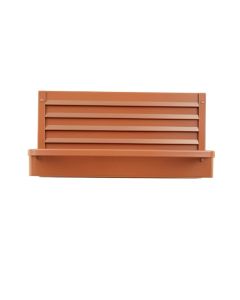 Ridge Crest Wall-Mounted Entryway Organizer Shelf - Terracotta (synthetic illustration; no displayed measurements)