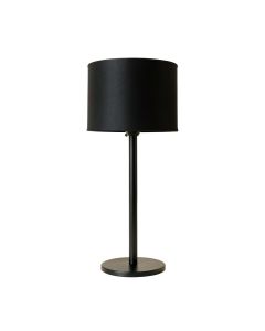 Glen Bridge Floor Lamp With A Plain Fabric Shade - Black (synthetic illustration; no displayed measurements)