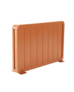 Ridge Canyon Narrow Outdoor Storage Bench - Terracotta (synthetic illustration; no displayed measurements)