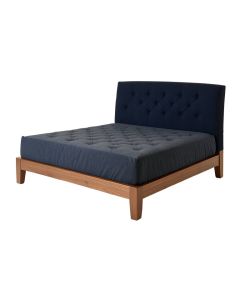 Petersen Tufted Upholstered Low Profile Platform Bed
