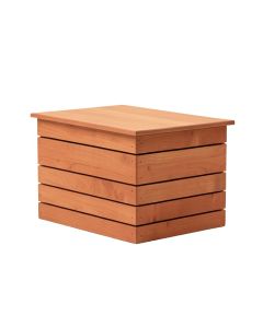 Vale Branch Closed Outdoor Storage Box - Terracotta (synthetic illustration; no displayed measurements)