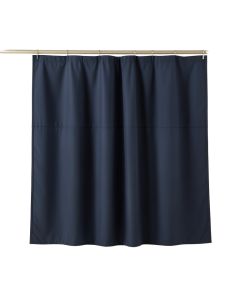 Harbor Arc Shower Curtain Hanging Flat From A Plain Rod (synthetic illustration; no displayed measurements)