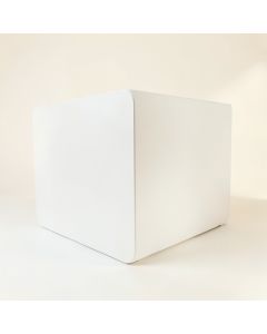 Hill Falls Empty Furniture-Style Litter Enclosure - White (synthetic illustration; no displayed measurements)