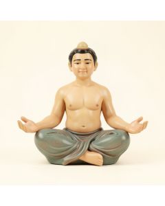 Thies Meditating With Rounded Ushnisha In Mida No Jouin Mudra Figurine (synthetic illustration; no displayed measurements)