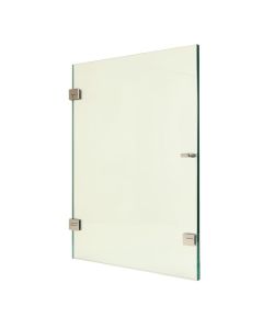24.5 '' X 78 '' Frameless Fixed Glass Panel (synthetic illustration; no displayed measurements)