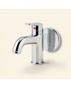 Dfi Waterfall Single Handle One Hole Chrome Commercial Faucets Bathroom Vessel Sink (synthetic illustration; no displayed measurements)