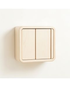 Cliff Canyon Wall-Mounted Entry Cabinet - Ivory (synthetic illustration; no displayed measurements)