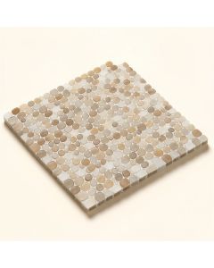 Sandhills Interlocking 11.8 '' X 11.8 '' Glass Mosaic Tile (synthetic illustration; no displayed measurements)
