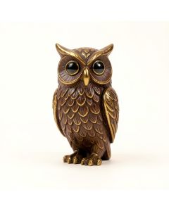 Mystical Spirit Owl Authentic Foundry Door Knocker (synthetic illustration; no displayed measurements)