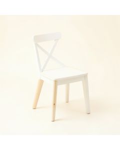 Brook Bridge Small Chair - White (synthetic illustration; no displayed measurements)