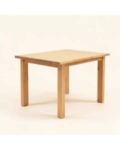 Ninette Poplar Solid Wood Dining Table (synthetic illustration; no displayed measurements)