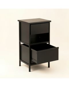 Brook Brook Freestanding Pull-Out Hamper Cabinet - Black (synthetic illustration; no displayed measurements)