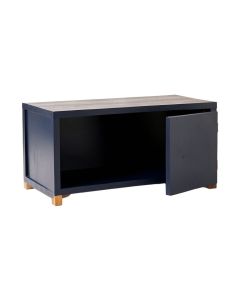 River Canyon Shoe Storage Bench - Navy (synthetic illustration; no displayed measurements)
