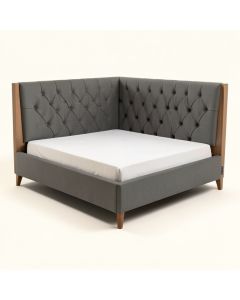 Suzanne Queen Tufted Upholstered Low Profile Standard Bed (synthetic illustration; no displayed measurements)
