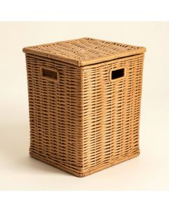Wicker Laundry Hamper (synthetic illustration; no displayed measurements)