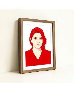Disapproving Michelle By Heather Perry - Graphic Art Print (synthetic illustration; no displayed measurements)