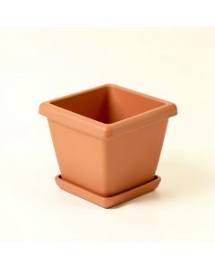 Alder Crossing Empty Planter - Terracotta (synthetic illustration; no displayed measurements)