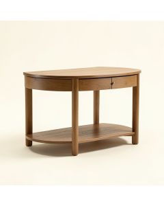 Blakeway 36 '' Half Moon Console Table (synthetic illustration; no displayed measurements)