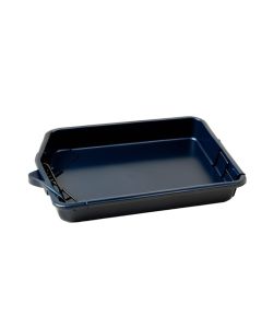 Bay Bend Empty Under-Desk Cable Tray - Navy (synthetic illustration; no displayed measurements)