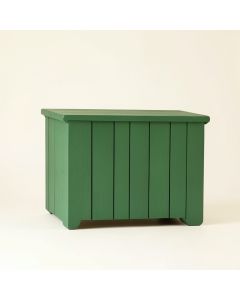 Olive Brook Narrow Outdoor Storage Bench - Green (synthetic illustration; no displayed measurements)