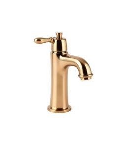 Victorian Single Hole Bathroom Faucet With Drain Assembly