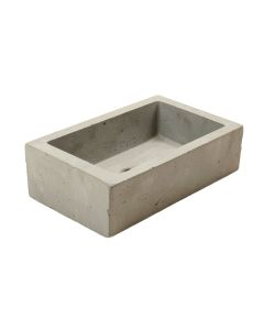 Trough Concrete Rectangular Bathroom Sink