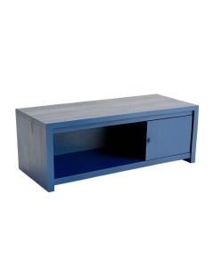 Wren Arc Shoe Storage Bench - Blue (synthetic illustration; no displayed measurements)