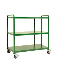Olive Bluff Empty Rolling Workshop Cart - Green (synthetic illustration; no displayed measurements)